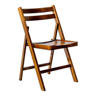 Vintage folding wooden chair