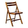 Vintage folding wooden chair