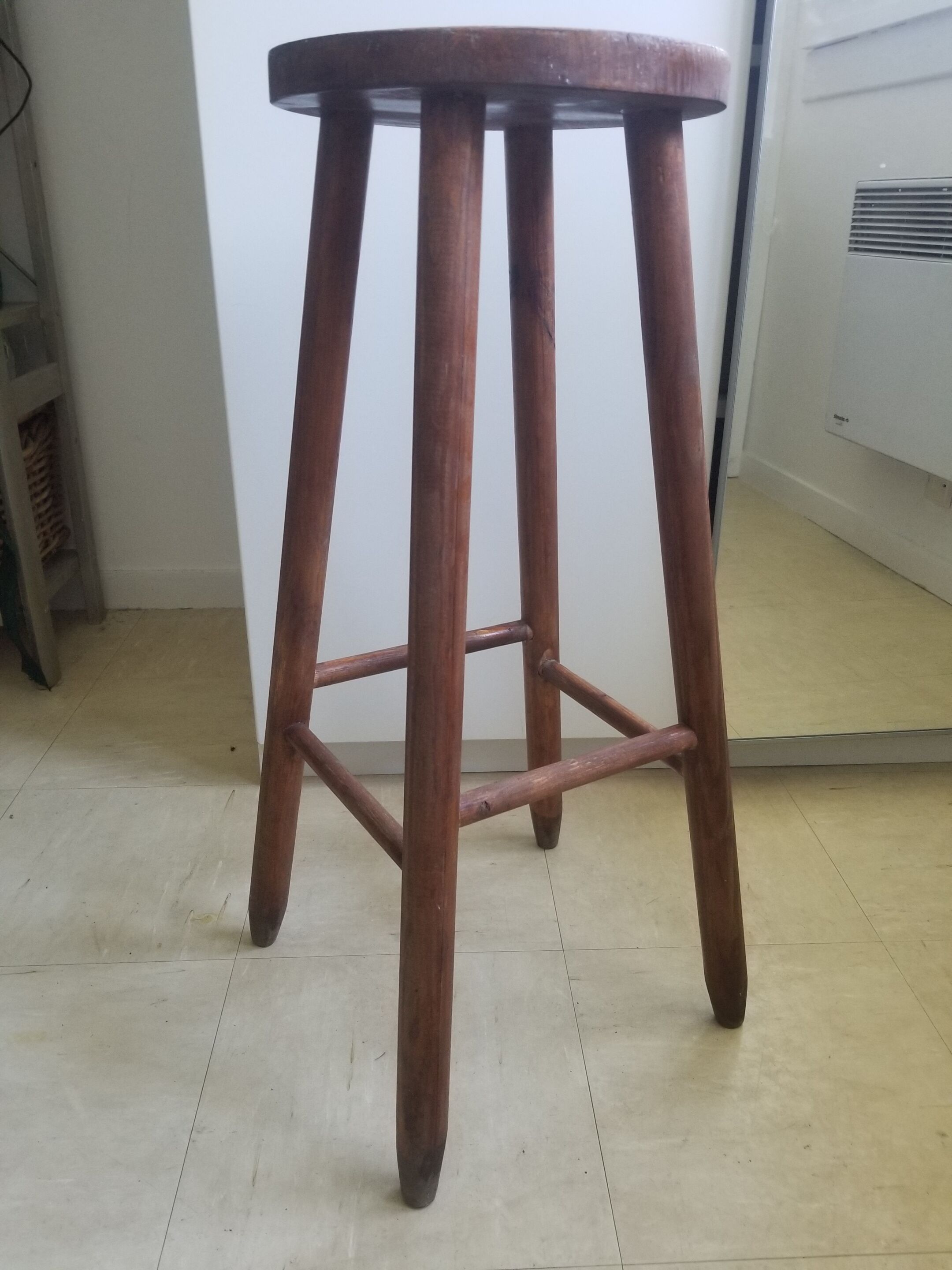 Old farm top stool