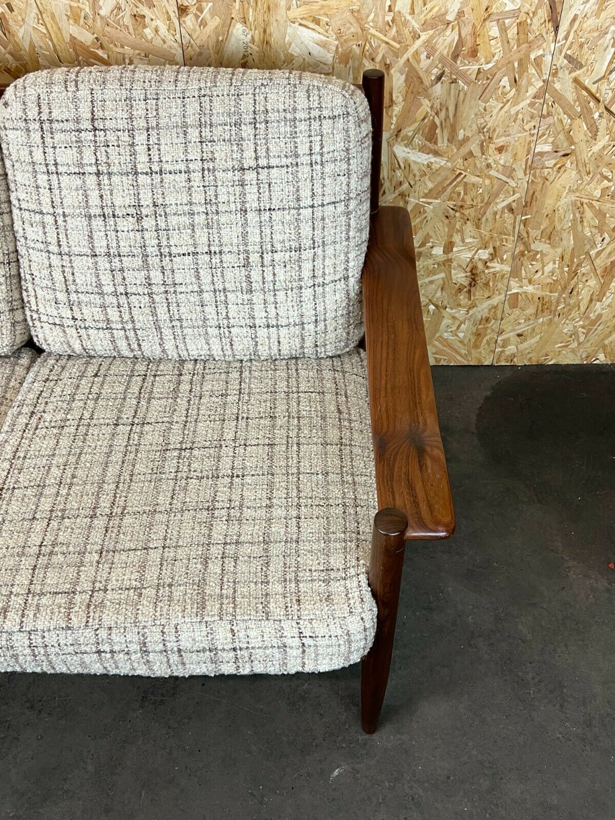 60s 70s teak sofa 3 seater couch seating set Danish Modern Design Denmark