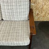 60s 70s teak sofa 3 seater couch seating set Danish Modern Design Denmark