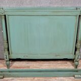 Directoire period center bed in lacquered wood