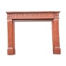 Louis XVI style fireplace in ancient red marble france around 1880