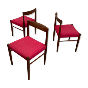 3 chaises à manger en - 1960