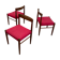 3 teak dining chairs by H. W. Klein for Bramin, 1960s