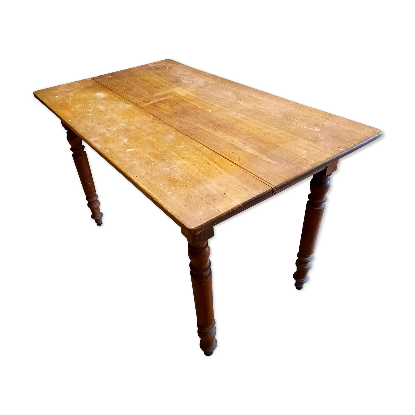 Wooden table to relock