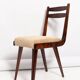 Chaise Mid Century Gazelle II en Velours Beige et Bois de Hêtre, Europe, 1960s
