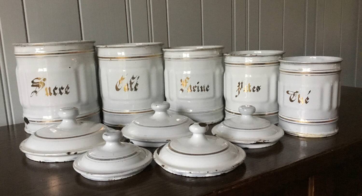 Enameled sheet metal pots