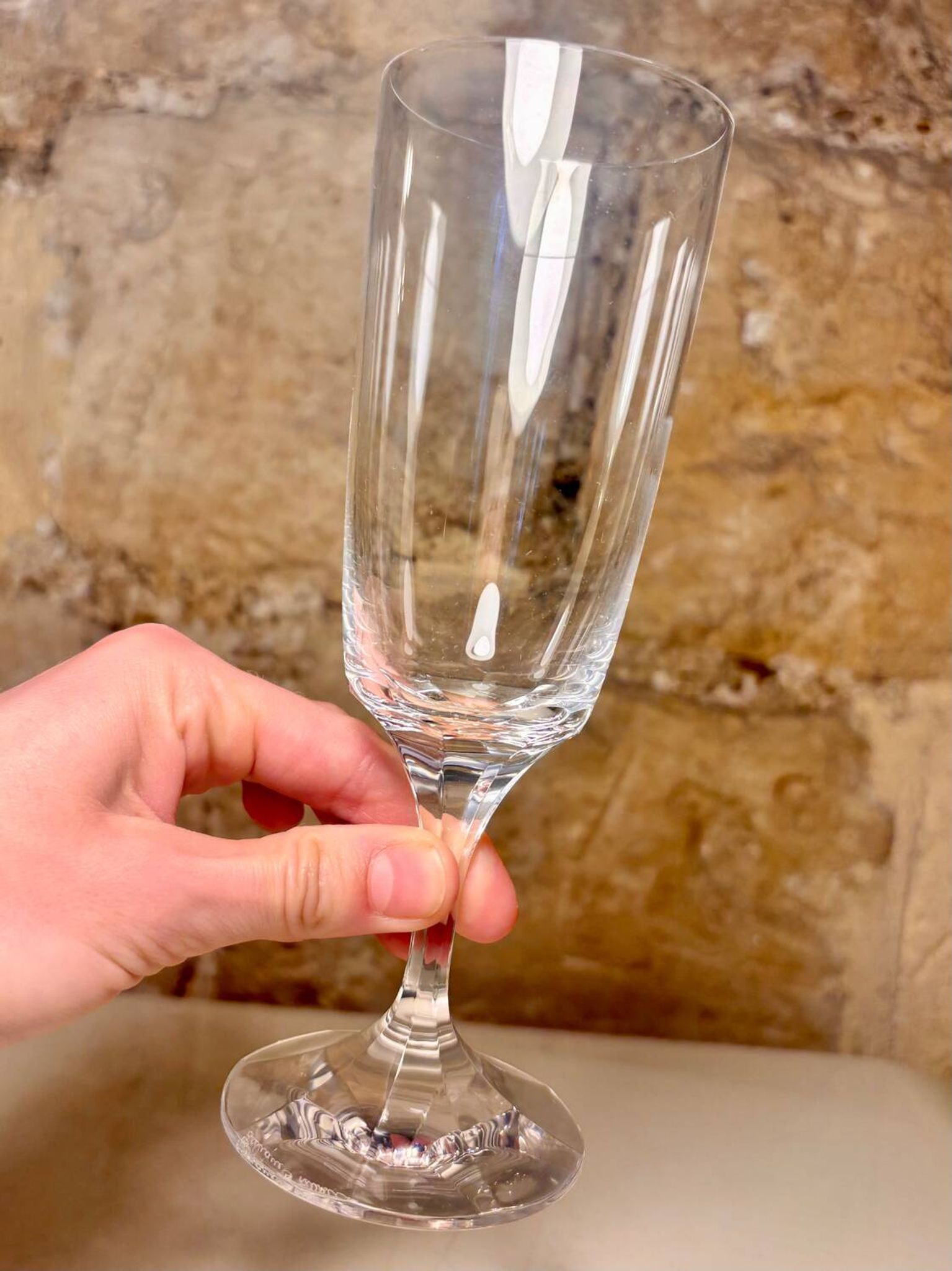 1 Lalique Chenonceaux champagne flute