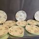 16 Limoges porcelain dessert plates signed Haviland décor Sylvie