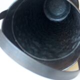 Copper umbrella stand with handle, vintage from the 1970s