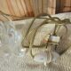 Vintage crystal lamp foot 60/70