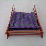 Danish Foldable Teak Magazine Rack, 1960s