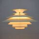 Suspension Jeka danoise blanche/beige - Éclairage moderne du milieu du siècle