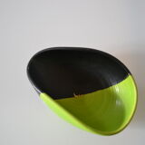 Vintage two-tone ceramic cup 50's