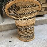 Wicker chair for doll