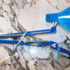 Architect lamp Twist T1 blue, Italy 1960