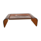 Vintage plexiglass top smoky color.