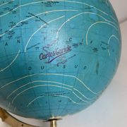 Globe terrestre tripode doré Taride Paris France vintage 1976 - 27 cm