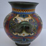 Bulge vase with 2 handles Gouda Holland