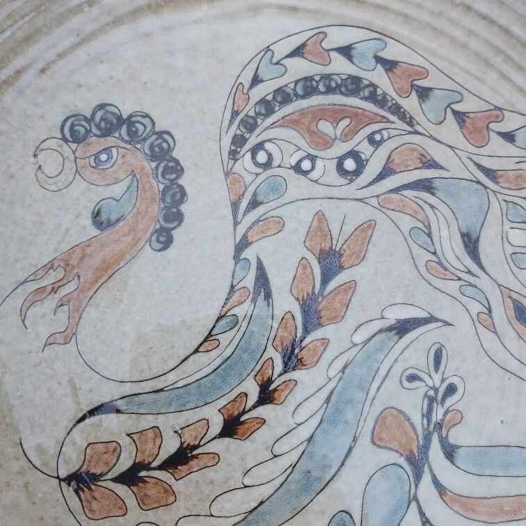 Michel Bailly ceramic dish 1980
