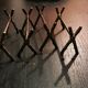 4 silver metal knife holders