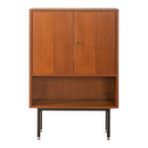 Classic sideboard from the 1960s, teak veneer, Heinrich Riestenpatt