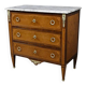 Small chest of drawers in amboyna and rosewood, Louis XVI style – 1940