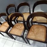 Set of 6 chairs Baumann "gondola"Vintage 1970