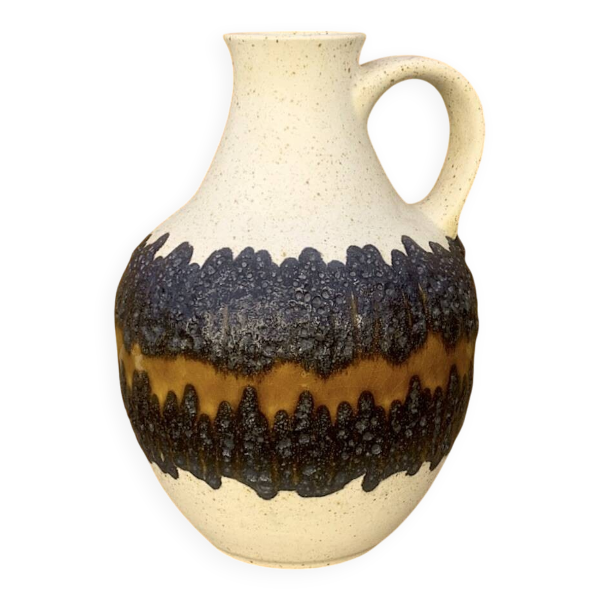 Antique Bay Keramik West Germany 71_25 vase – Fat Lava – 1970s