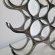Aluminum wine rack shelf bottle rack for 9 bottles