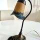 Lampe à poser orientable en pâte de verre, années 60