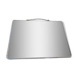 Old rectangular barber wall mirror, 39x29 cm