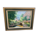 Tableau peinture sur toile encadrée pont aven Bretagne par Christine durvis vintage