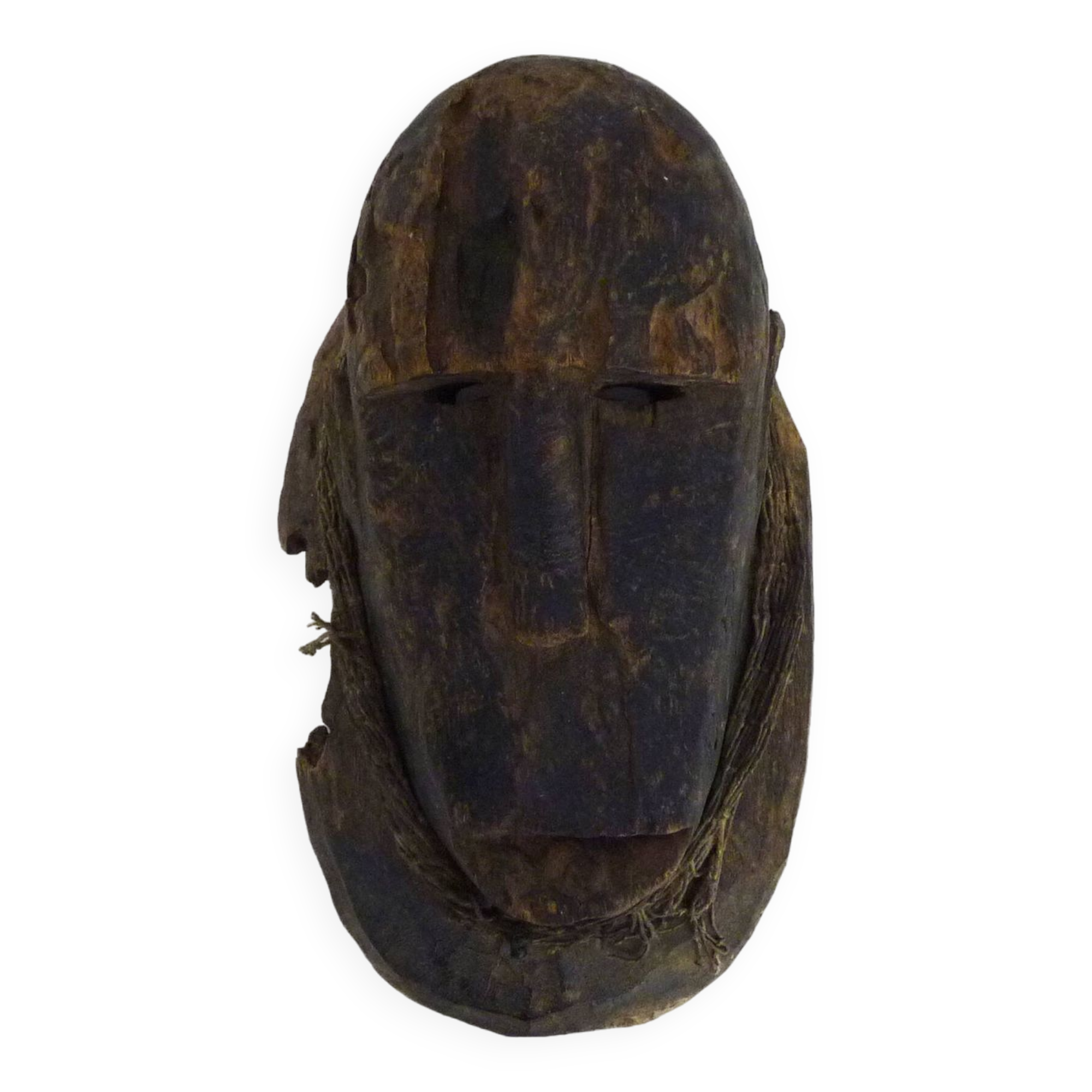 Old Dogon mask from Mali in wood. African mask. Early 20th century