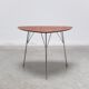 Triangular 'VL1312' side table in teak by Vermund Larsen, 1959