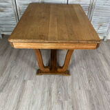 Art Deco oak table with extension 1920