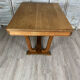 Table en chêne art déco avec rallonge 1920