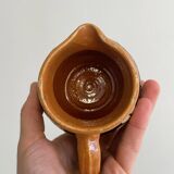 Pottery sauce boat