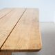 Solid oak dining table - 20th century French design