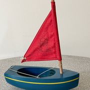 Tirot 200 French brand vintage toy pond sailboat