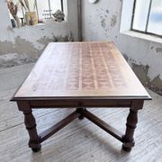 Table chêne style Louis XIV 1900