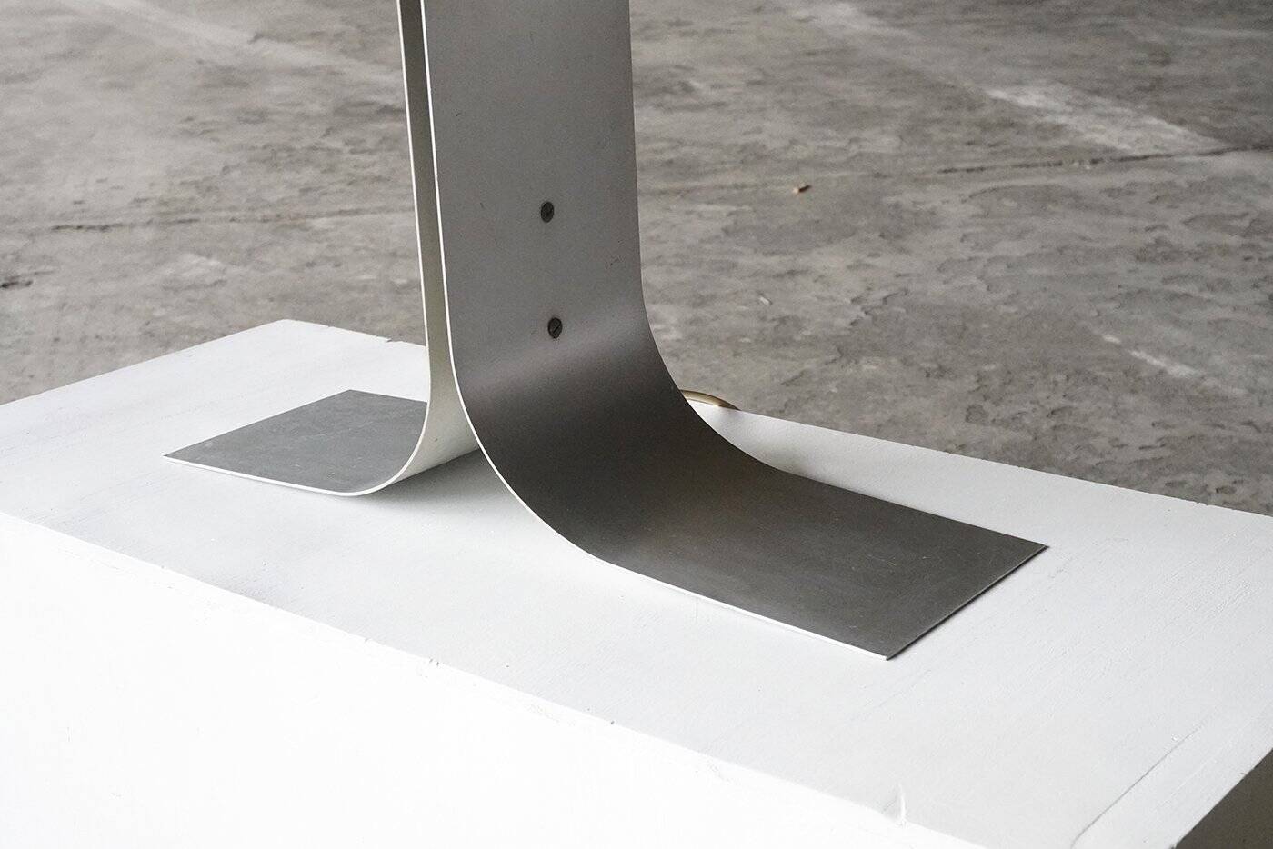 Aluminium Table Lamp by Giuliano Cesari for New Lamp, Italy, 1970s