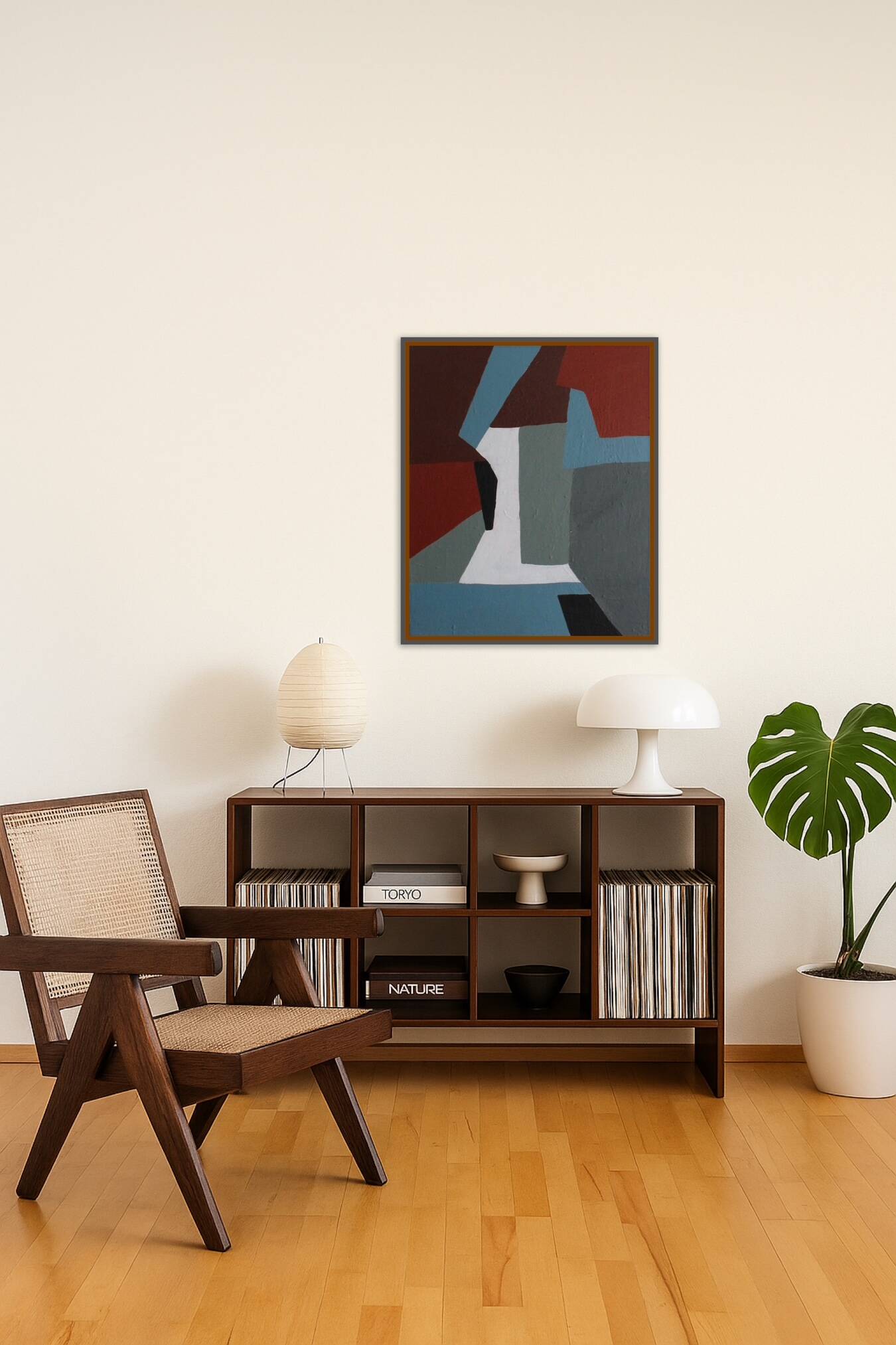 Contemporary abstract "Fragment of stillness" by Bodasca