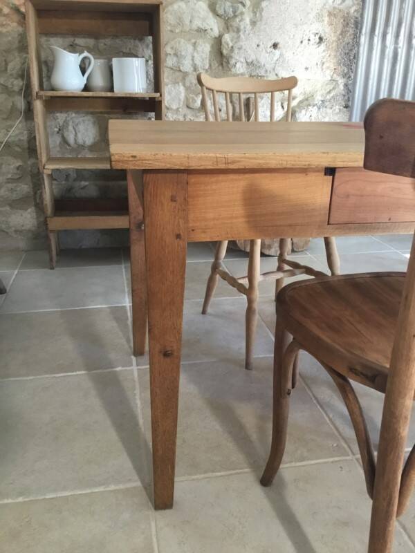 Farm table - 2m40 - 2 drawers