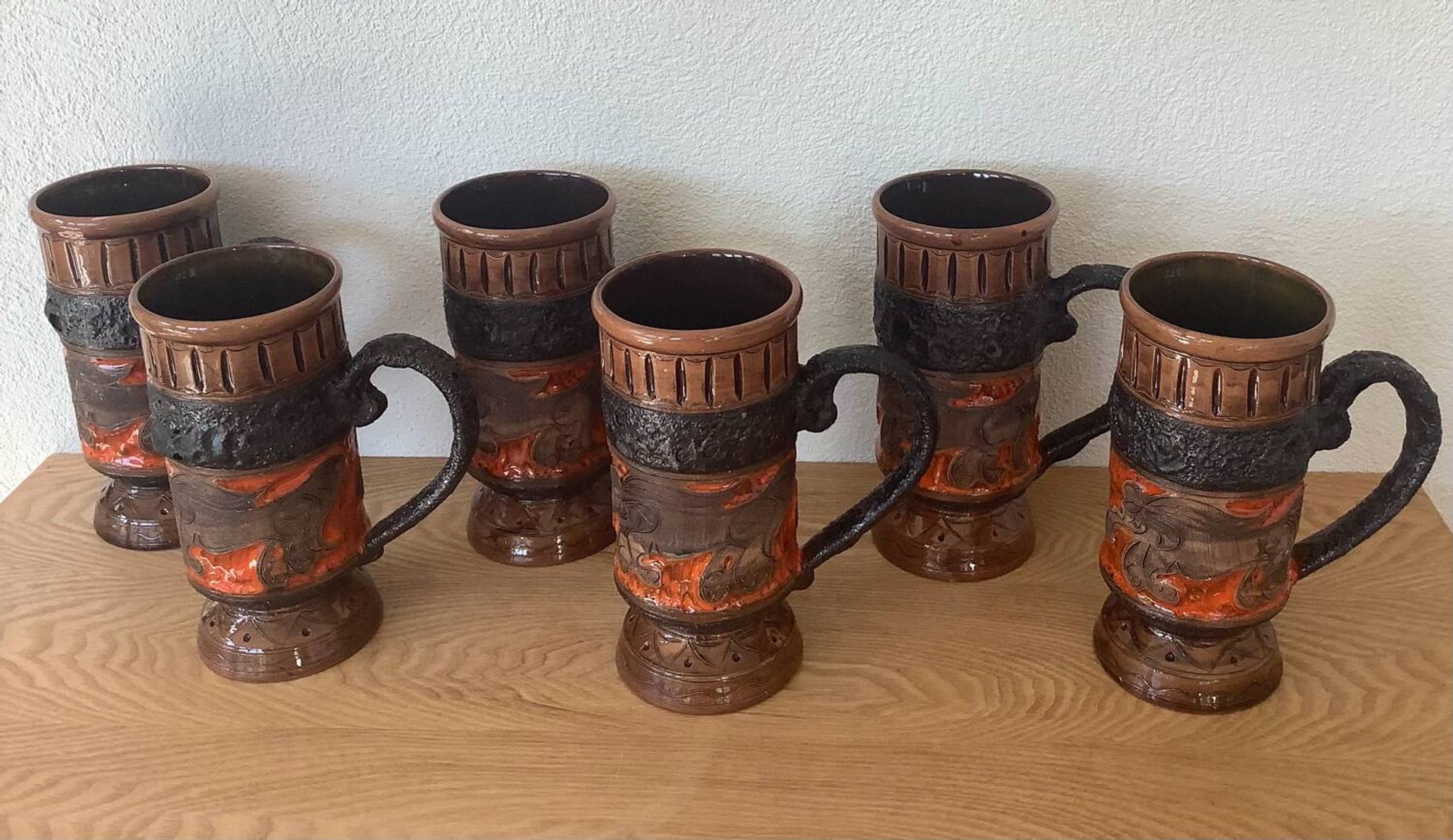 6 tasses vintage Ausella -Sicilie
