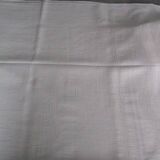 Nappe ancienne damassée 220x130cm + 8 serviettes
