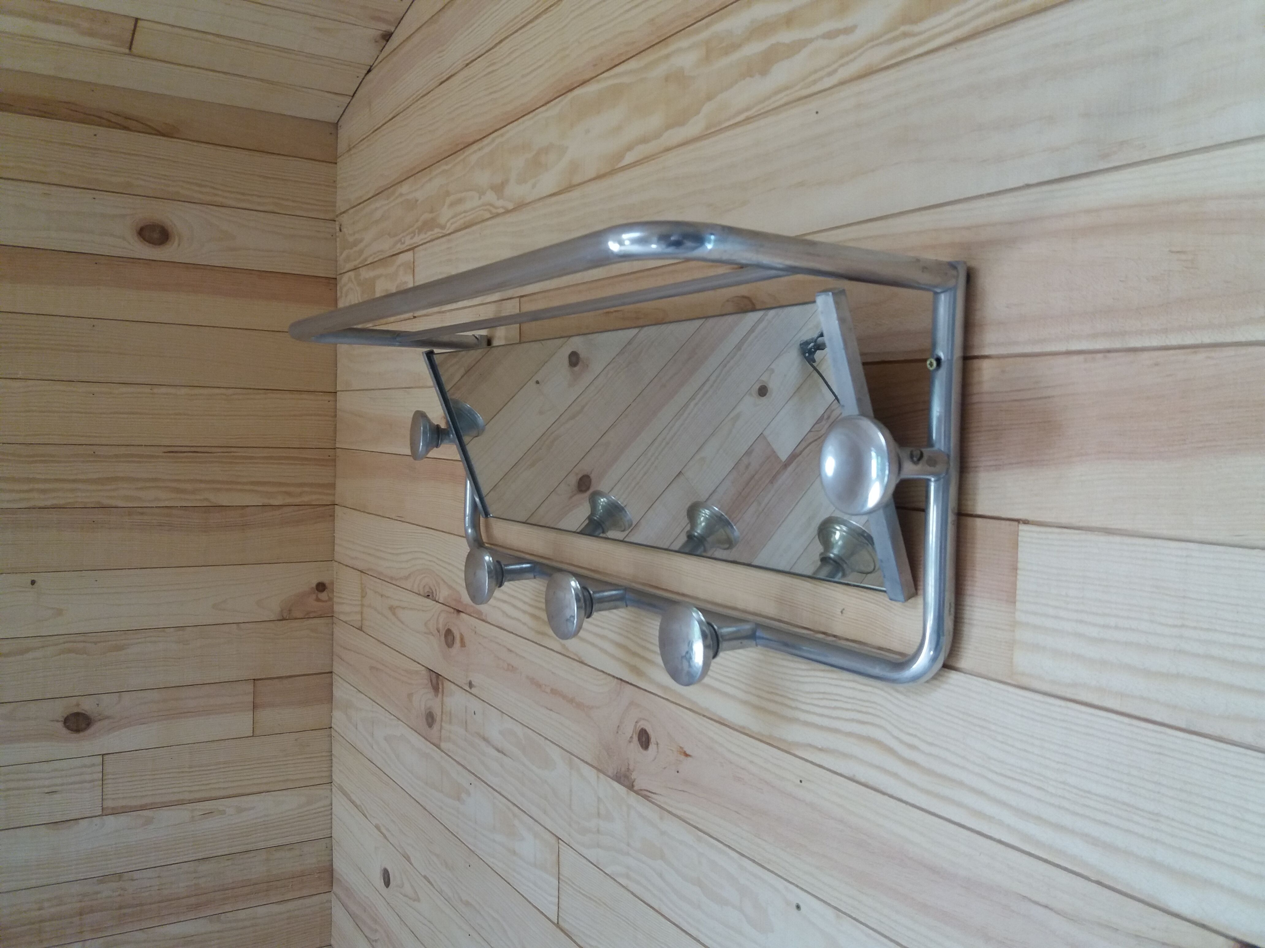 Bears locker room 50s coatrack