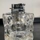 Vintage lighter from the 70s in molded glass