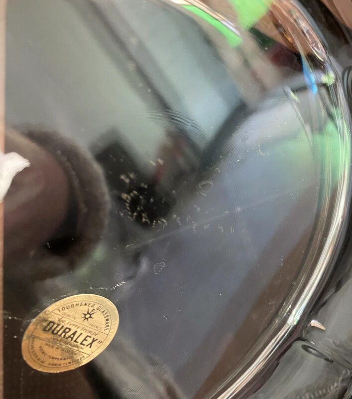 6 new Duralex transparent flat plates